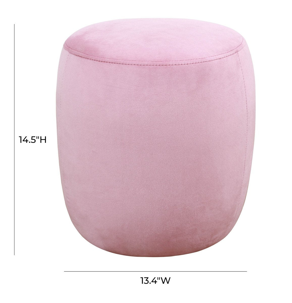 Willow Velvet Ottoman