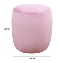 Load image into Gallery viewer, Willow Velvet Ottoman