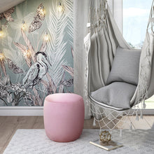 Load image into Gallery viewer, Willow Velvet Ottoman