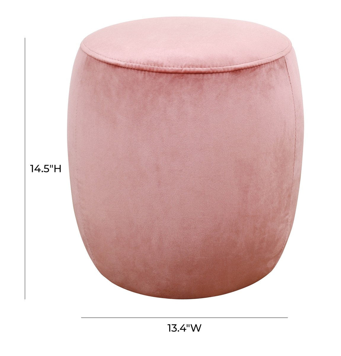Willow Velvet Ottoman