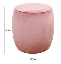 Load image into Gallery viewer, Willow Velvet Ottoman
