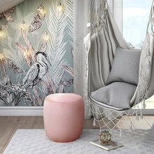 Load image into Gallery viewer, Willow Velvet Ottoman