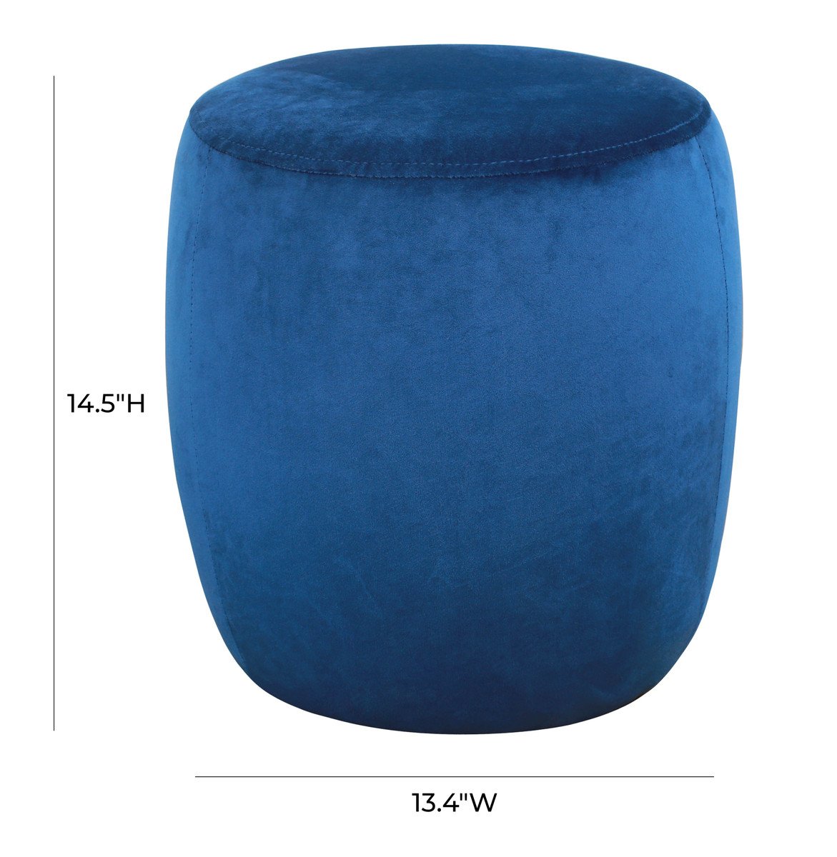 Willow Velvet Ottoman