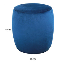 Load image into Gallery viewer, Willow Velvet Ottoman