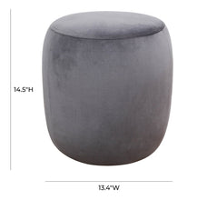 Load image into Gallery viewer, Willow Velvet Ottoman