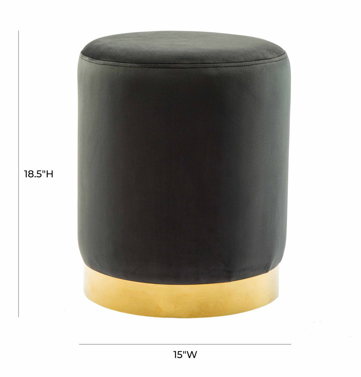Pri Velvet Ottoman