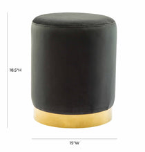 Load image into Gallery viewer, Pri Velvet Ottoman
