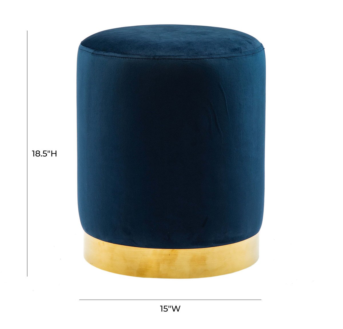 Pri Velvet Ottoman