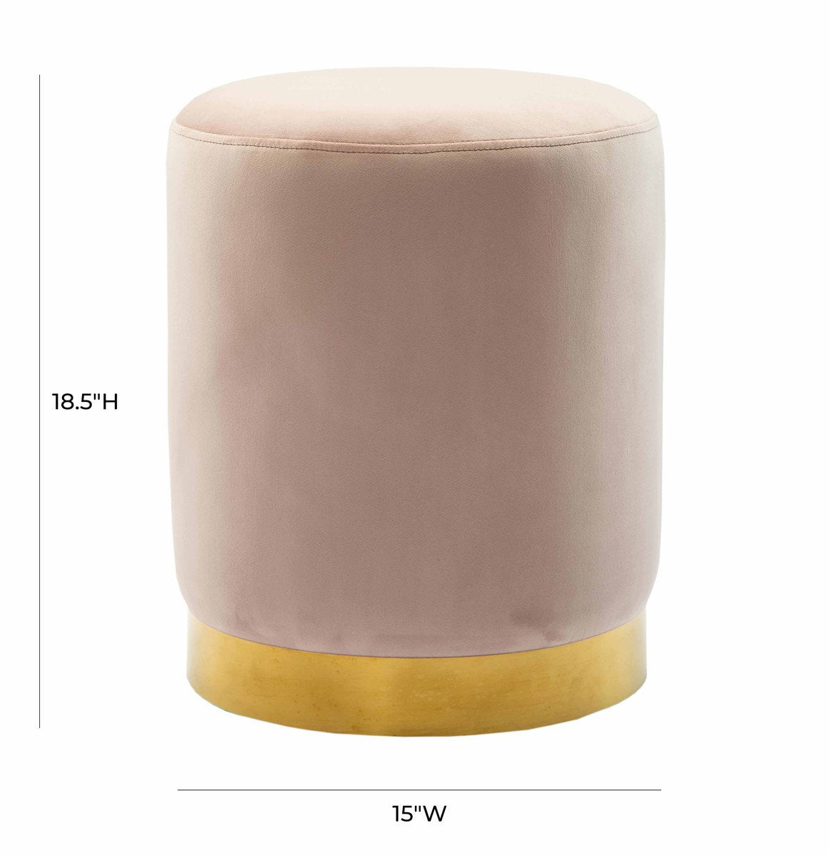Pri Velvet Ottoman