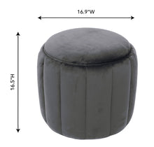 Load image into Gallery viewer, Ives Velvet Ottoman