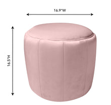 Load image into Gallery viewer, Ives Velvet Ottoman