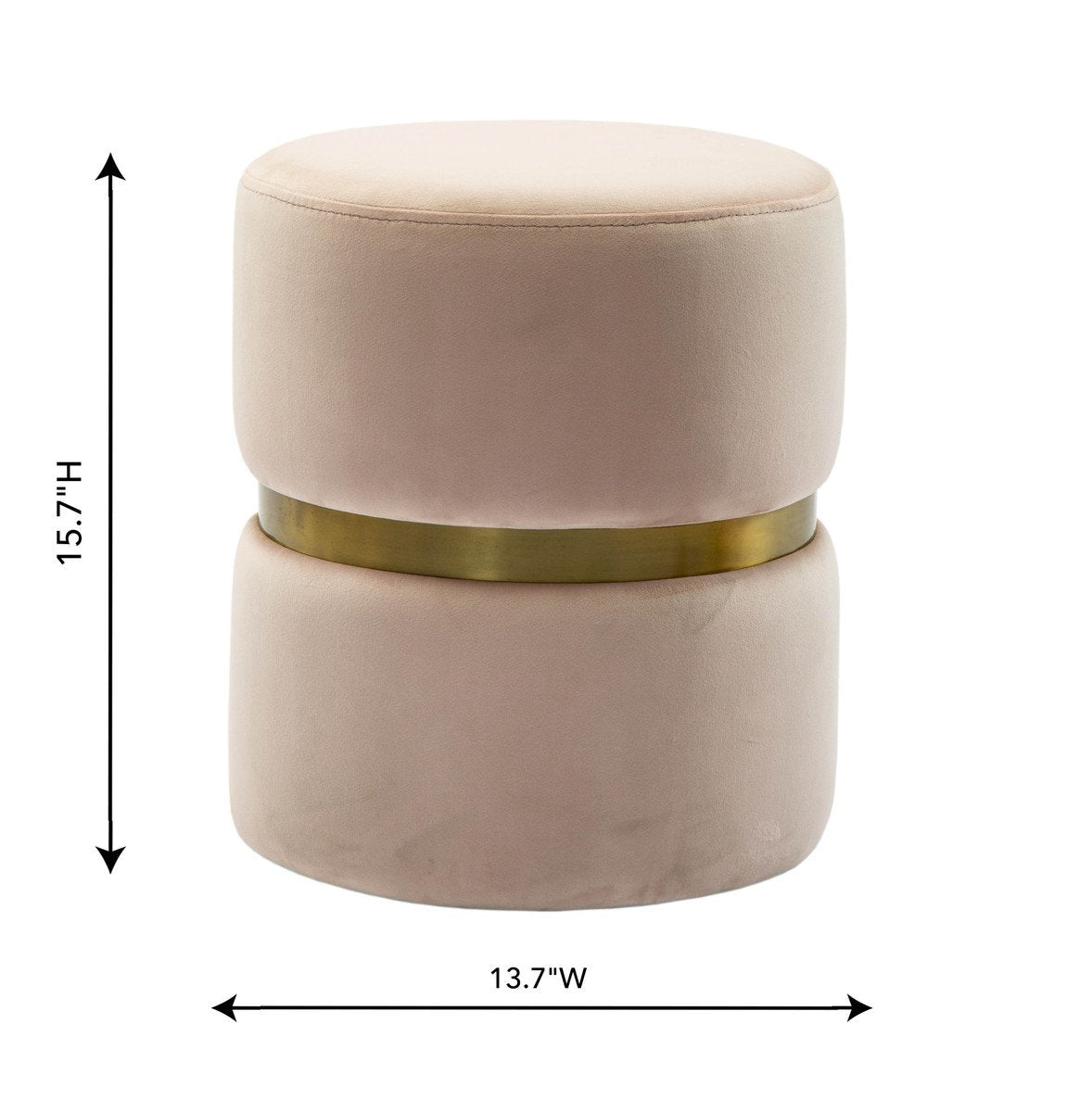 Yamma Velvet Ottoman