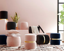 Load image into Gallery viewer, Yamma Velvet Ottoman