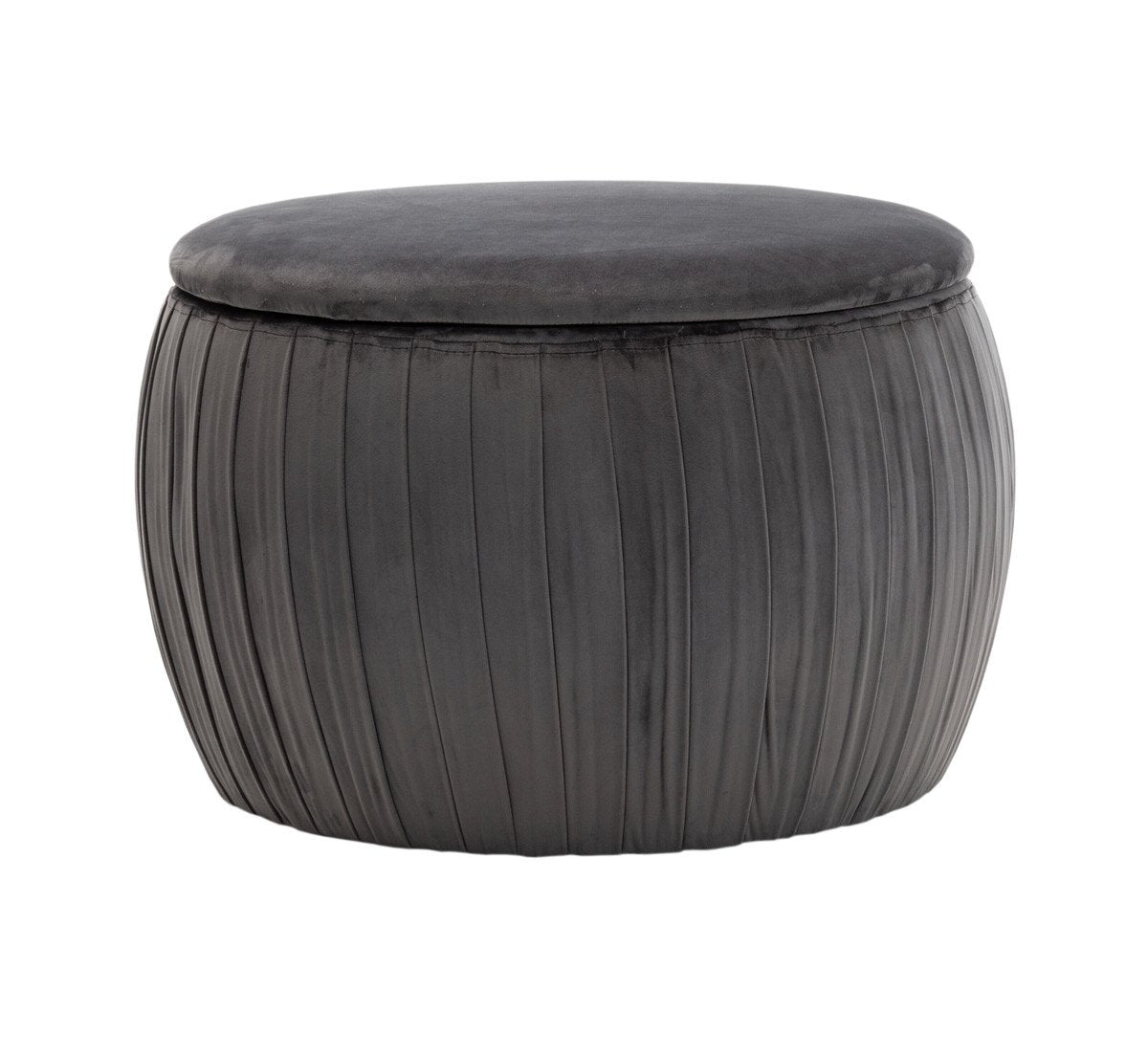 Fleur Velvet Storage Ottoman