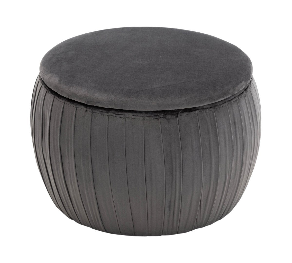 Fleur Velvet Storage Ottoman