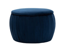 Load image into Gallery viewer, Fleur Velvet Storage Ottoman