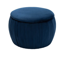 Load image into Gallery viewer, Fleur Velvet Storage Ottoman