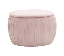 Load image into Gallery viewer, Fleur Velvet Storage Ottoman