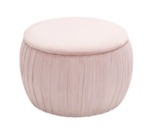 Load image into Gallery viewer, Fleur Velvet Storage Ottoman