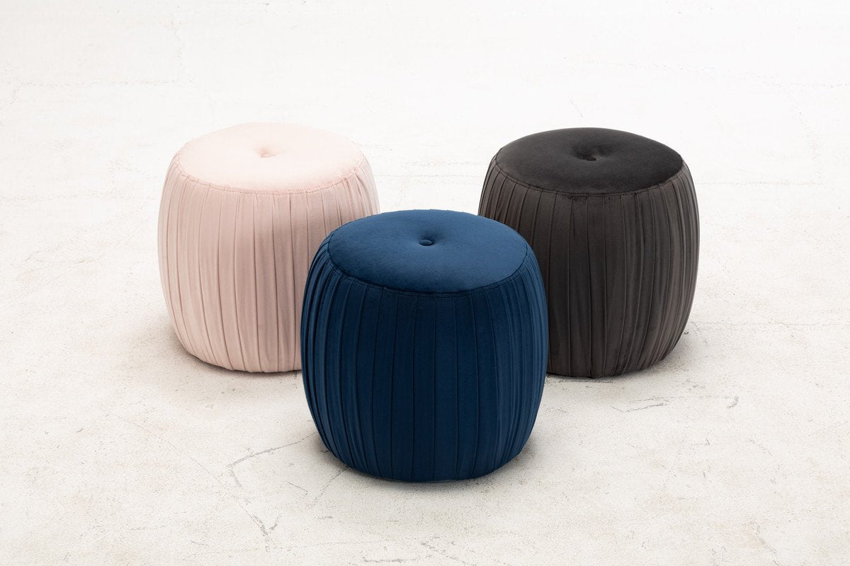 Sommer Velvet Ottoman