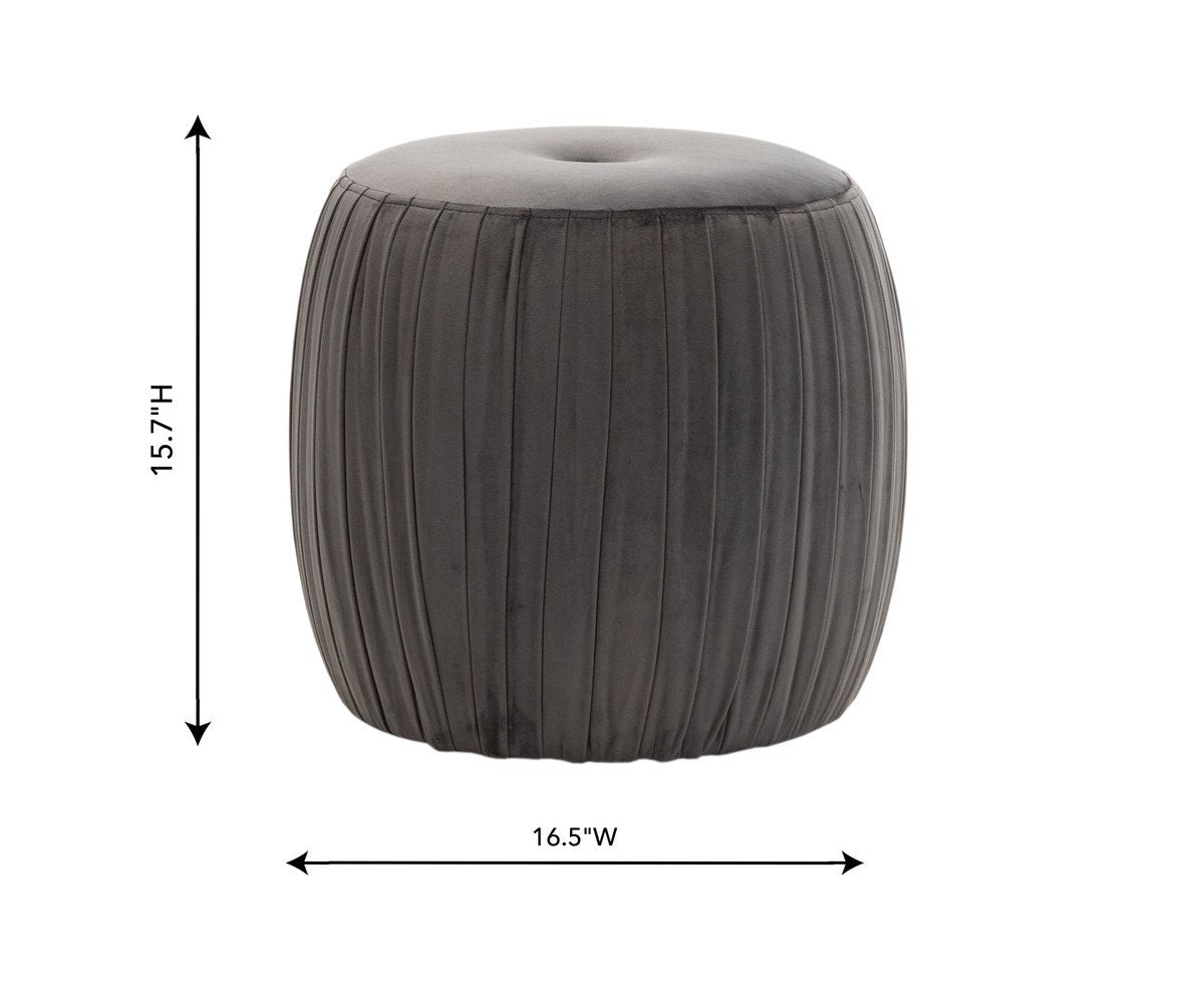 Sommer Velvet Ottoman