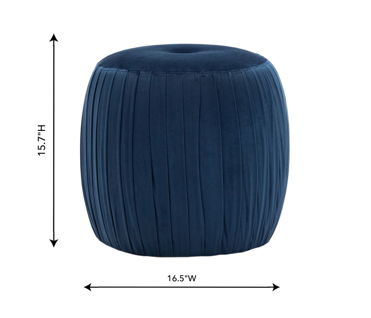 Sommer Velvet Ottoman