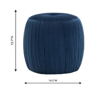 Load image into Gallery viewer, Sommer Velvet Ottoman