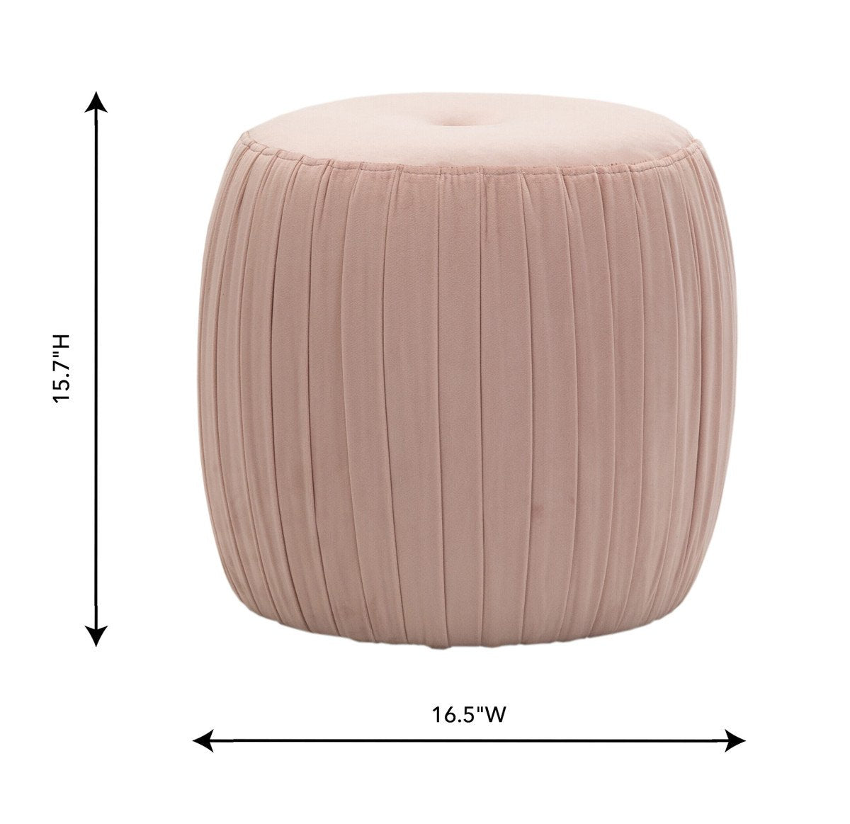 Sommer Velvet Ottoman