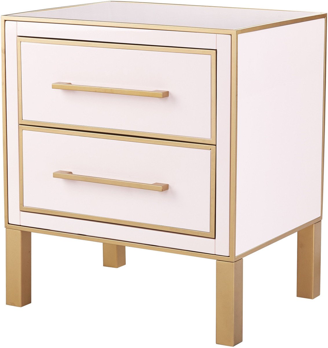 Emily Pink Lacquer Side Table