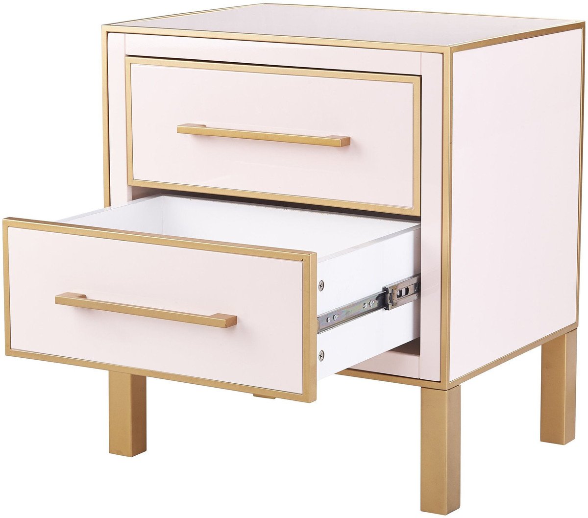 Emily Pink Lacquer Side Table