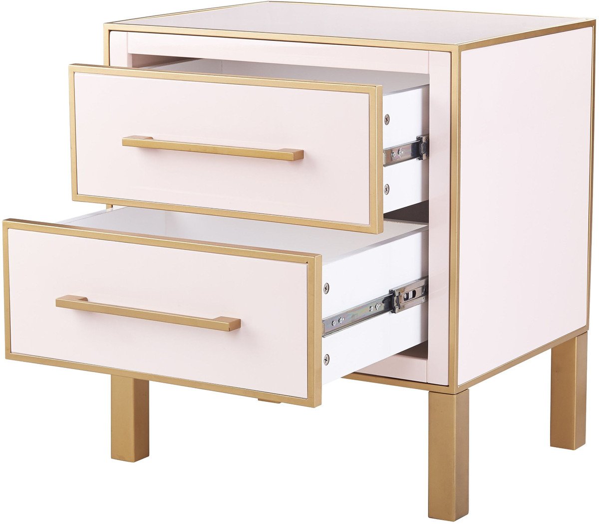 Emily Pink Lacquer Side Table