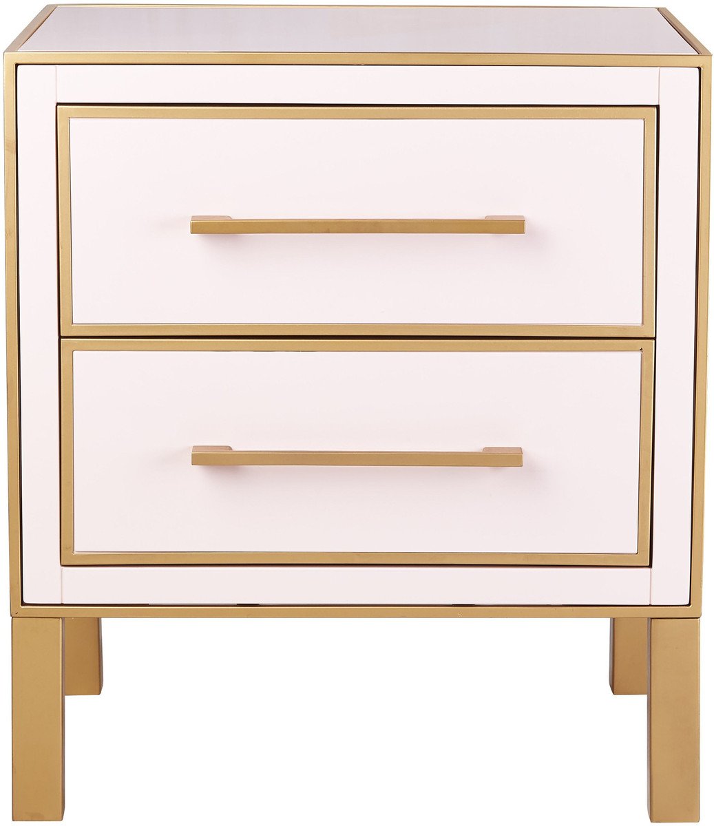 Emily Pink Lacquer Side Table