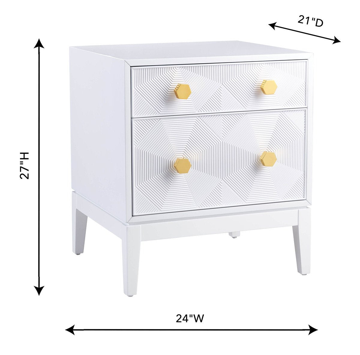 Mila Lacquer Side Table