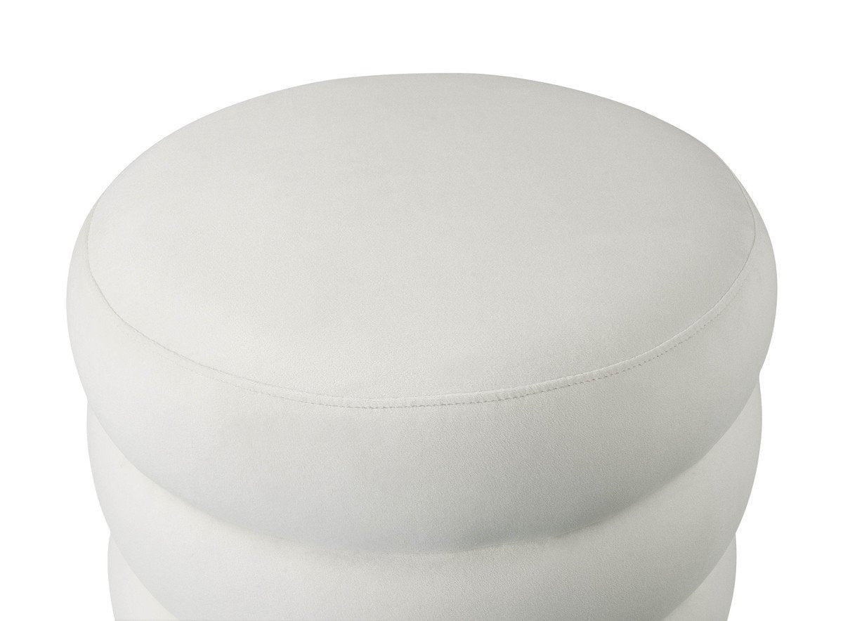 Ladder Velvet Ottoman