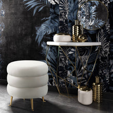Load image into Gallery viewer, Ladder Velvet Ottoman