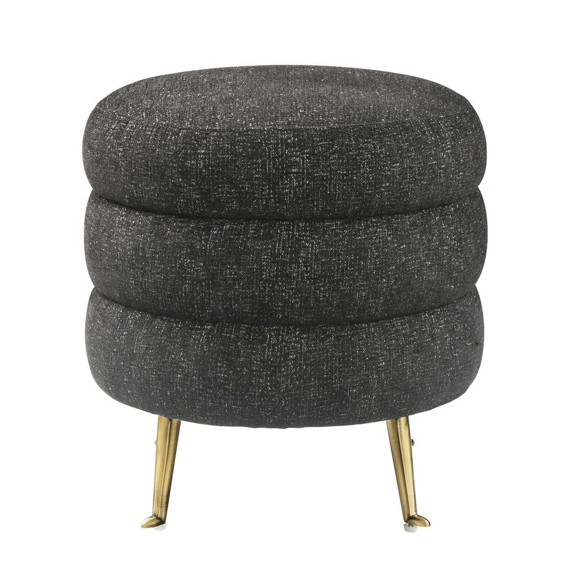 Ladder Velvet Ottoman