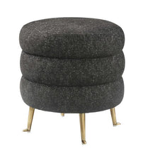 Load image into Gallery viewer, Ladder Velvet Ottoman