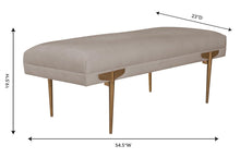 Load image into Gallery viewer, Brno Velvet Bench