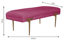 Load image into Gallery viewer, Brno Velvet Bench