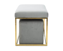 Load image into Gallery viewer, Lila Tri Velvet Bench Set By Inspire Me! Home Decor