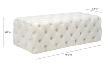Load image into Gallery viewer, Kaylee Velvet Ottoman