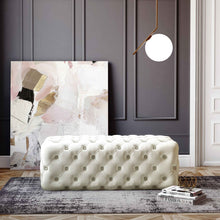 Load image into Gallery viewer, Kaylee Velvet Ottoman