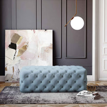Load image into Gallery viewer, Kaylee Velvet Ottoman