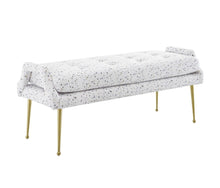 Load image into Gallery viewer, Eileen Terrazzo Velvet Bench