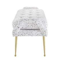 Load image into Gallery viewer, Eileen Terrazzo Velvet Bench
