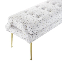 Load image into Gallery viewer, Eileen Terrazzo Velvet Bench