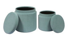 Load image into Gallery viewer, Kris Storage Ottomans - Set of 2