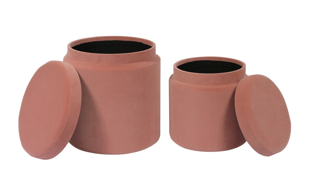 Kris Storage Ottomans - Set of 2