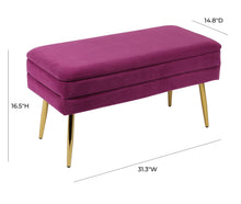 Load image into Gallery viewer, Ziva Storage Bench