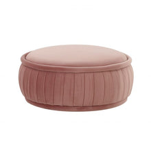 Load image into Gallery viewer, Rylee Lavender Velvet Ottoman